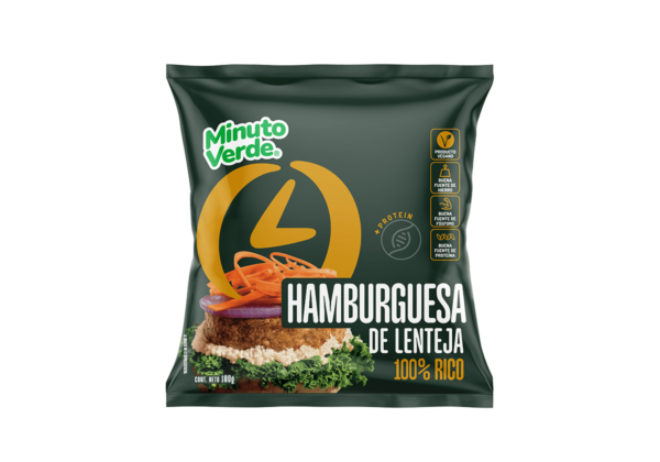 Hamburguesa de Lentejas 100g