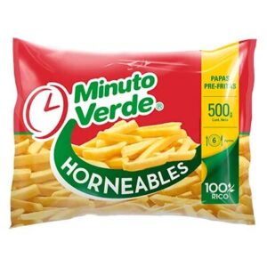 Papas prefritas Minuto Verde 500 g