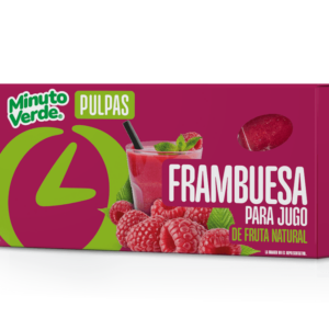 Pulpa Frambuesa 335g Minuto verde